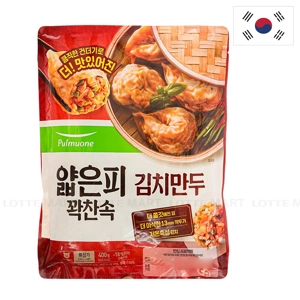 풀무원 앏은 피 김치만두 400G
