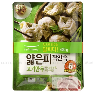 풀무원 얇은피 고기 만두 400G