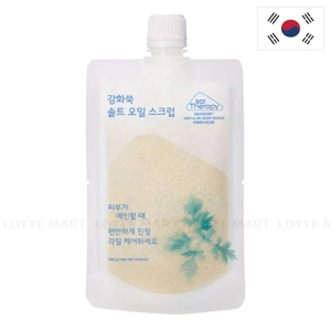 KR-TTBC SALTHERAPY SALT&OIL NGAI CUU HOA HONG 180G