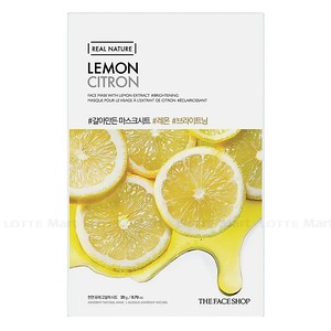 REAL NATURE.LEMON FACE MASK