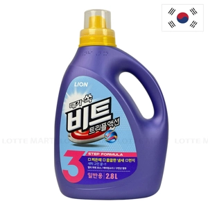<p>Beat 트리플 액션 일반 세탁기용 세탁세제 </p> 2.8l 1