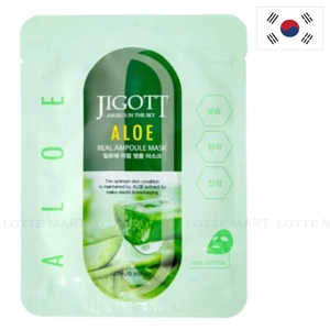 Jigott 알로에 리얼 앰플 마스크 27ml
