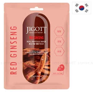 Jigott 홍삼 리얼 앰플 마스크 27ml