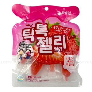 Tiktok 딸기맛 팝핑 젤리 160g 1