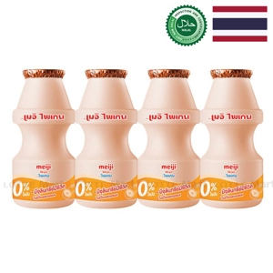 Lốc 4 Chai Sữa Chua Uống Meiji Hương Cam Chai 85ml