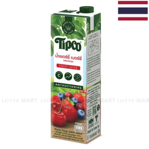 Tipco 100% 체리포도맛 혼합과일주스 1L 1