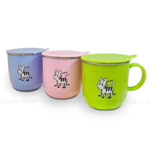 Zebra 뚜껑 있는 스테인리스 머그컵 250ml 1