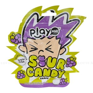 Playmore 무설탕 포도맛 신맛 캔디 16G
