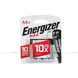 Energizer 맥스 E91 BP4 AA 사이즈 배터리 4정 1