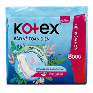 Kotex Style 날개형 슈퍼슬림 생리대 23CM (20매) 1