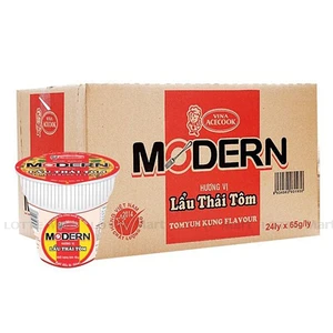Hao Hao Modern 태국전골 새우맛 컵라면 통 (65G X 개입)