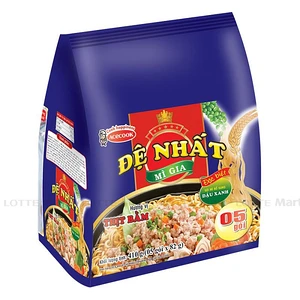 De Nhat 돼지고기맛 봉지라면 82G X 5개입