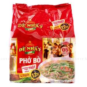 Lốc 5 Gói Phở Bò Đệ Nhất 68g