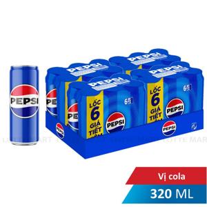 Thùng 24 Lon Nước Ngọt Pepsi 320ml