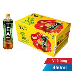 Trà Ô Long Tea Plus 450ml/Chai Thùng 24 Chai