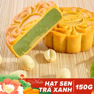Bibica 달걀 없는 녹차 연꽃씨 영양 월병 150G