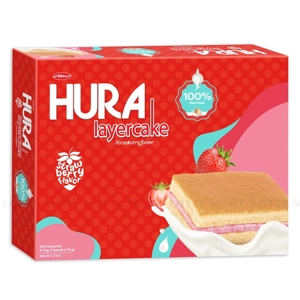 Hura 딸기 레이어 스폰지 케이크 210G