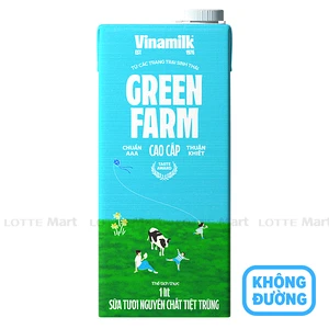 Vinamilk그린팜 무가당 멸균우유 1L 1