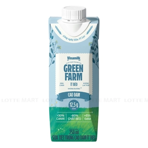 Vinamilk Green Farm 저지방 고단백 멸균 우유 250ml
