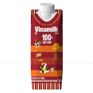 Vinamilk 멸균 우유 버번 바나나 피넛버터 맛 240ml