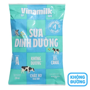 Vinamilk 무가당 영양 우유 220ml