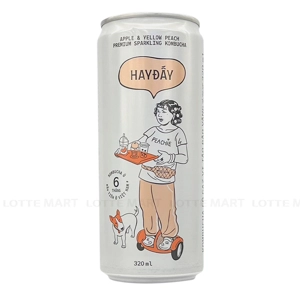 Kombucha Vinamilk Hay Đấy Vị Táo và Đào Vàng 320ml