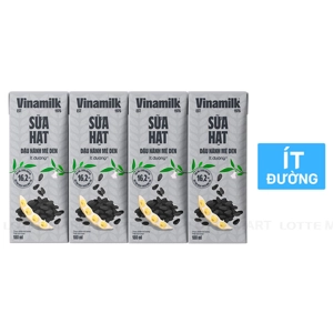 Vinamilk 검은깨 저당 두유 180ml × 4팩 1