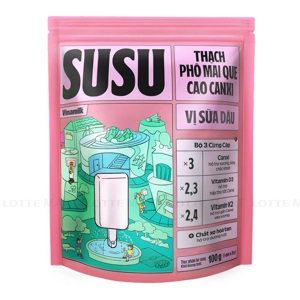 Vinamilk SuSu 딸기우유맛 치즈 푸딩바 100G