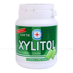 Kẹo Gum Xylitol Không Đường Hương Lime Mint Hũ 55.1g (Giao Mẫu Ngẫu Nhiên)