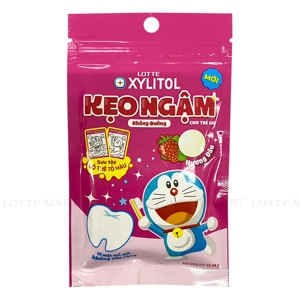 Lotte Xylitol 어린이 무설탕 딸기맛 캔디 22.56G