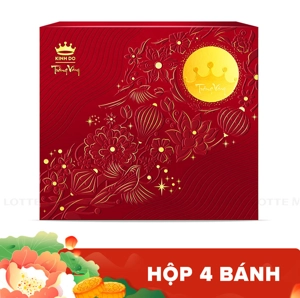 Kinh Do Trăng Vàng Hồng Ngọc An Nhiên 월병 4개 세트 640G