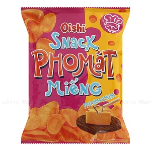 Snack Pho Mát Miếng Oishi Gói 68g