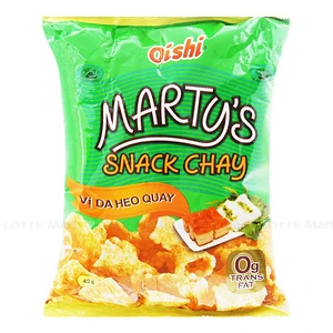 Oishi 구운 돼지껍질맛 채식 스낵 68G
