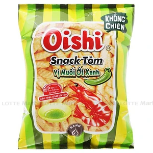 Oishi 새우깡 풋고추 및 매운맛 35G