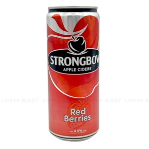 Strongbow 레드 베리 발효 과일 음료 4.5% ABV 320ml 캔 1