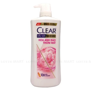 Dầu Gội Clear Băng Lạnh Thơm Mát Hương Hoa Anh Đào Chai 630g