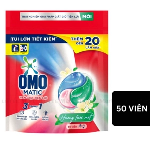 OMO 3-in-1 상쾌한 향 캡슐 세탁세제  50개입