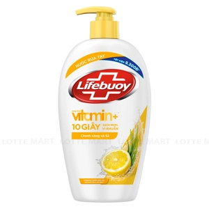 Lifebuoy 비타민 탈취 레몬 향 핸드워시 450G