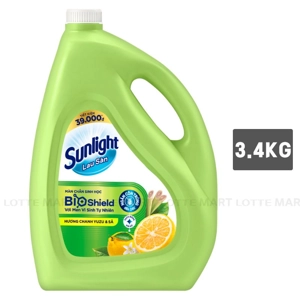 Sunlight 유자 및 레몬그라스 향 바닥 클리너 3.4kg
