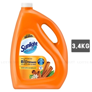 Sunlight 시나몬 & 베르가못 향 바닥 세정제 3.4kg