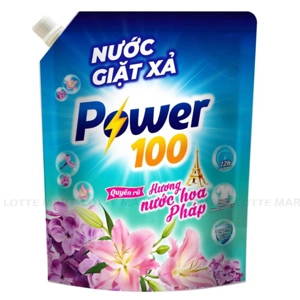 Power100 일반 세탁기용 및 ·럼세탁기용 프렌치 퍼퓸향 액체세제 겸 섬유유연제 3.2kg