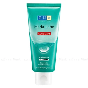 Hada Labo 아크네 케어 여드름 및 민감성 피부용 페이셜 클렌징 크림 80G