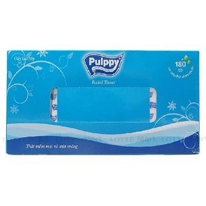 Pulppy 2겹 각티슈 (180매) (색상 랜덤 배송)