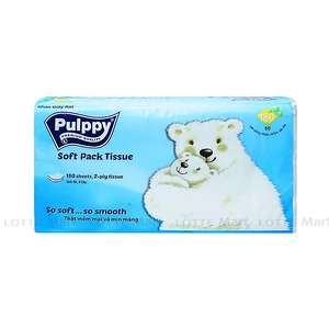 Pulppy Polar Bear 각티슈 180매 (랜덤배송) 1