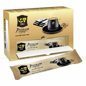 Cà Phê Hòa Tan Trung Nguyên G7 Gold Picasso Latte Hộp 14 Gói x 18G 1
