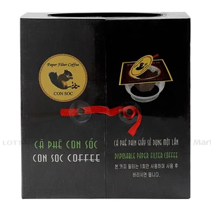 Consoc Coffee 검은색 종이 필터 커피 (10Gx 20개입)