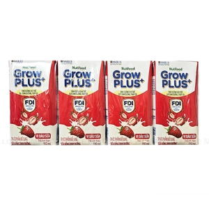 GrowPLUS+ 영양 강화 딸기맛 영양 우유 (110ml x 4개입) 1