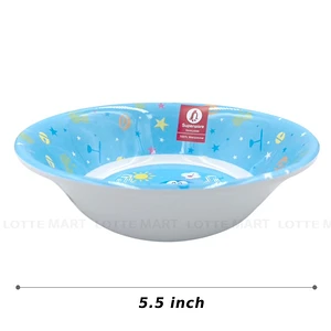 Cheerful Doraemon 무늬 플라스틱 사발 5.5인치