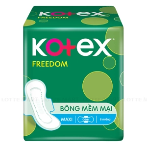 Kotex Preedom Maxi 생리대(날개형) 8개