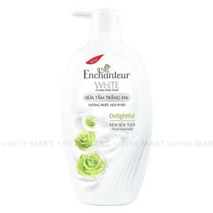 Sữa Tắm Nước Hoa Enchanteur Dưỡng Trắng Da Delightful Chai 650g